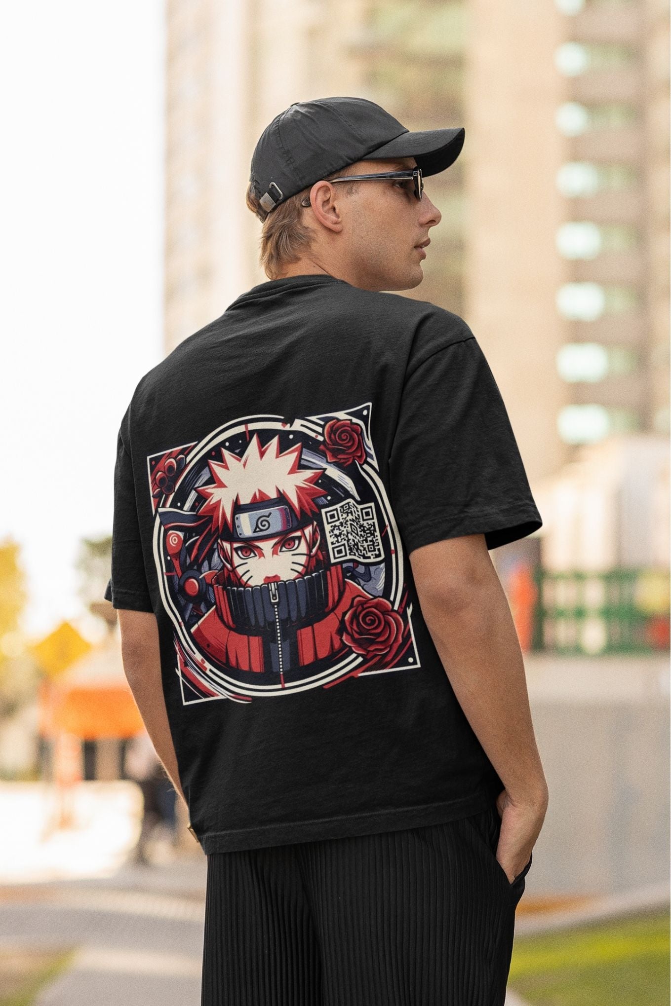 Naruto Shippuden Ninja Black AR Tee