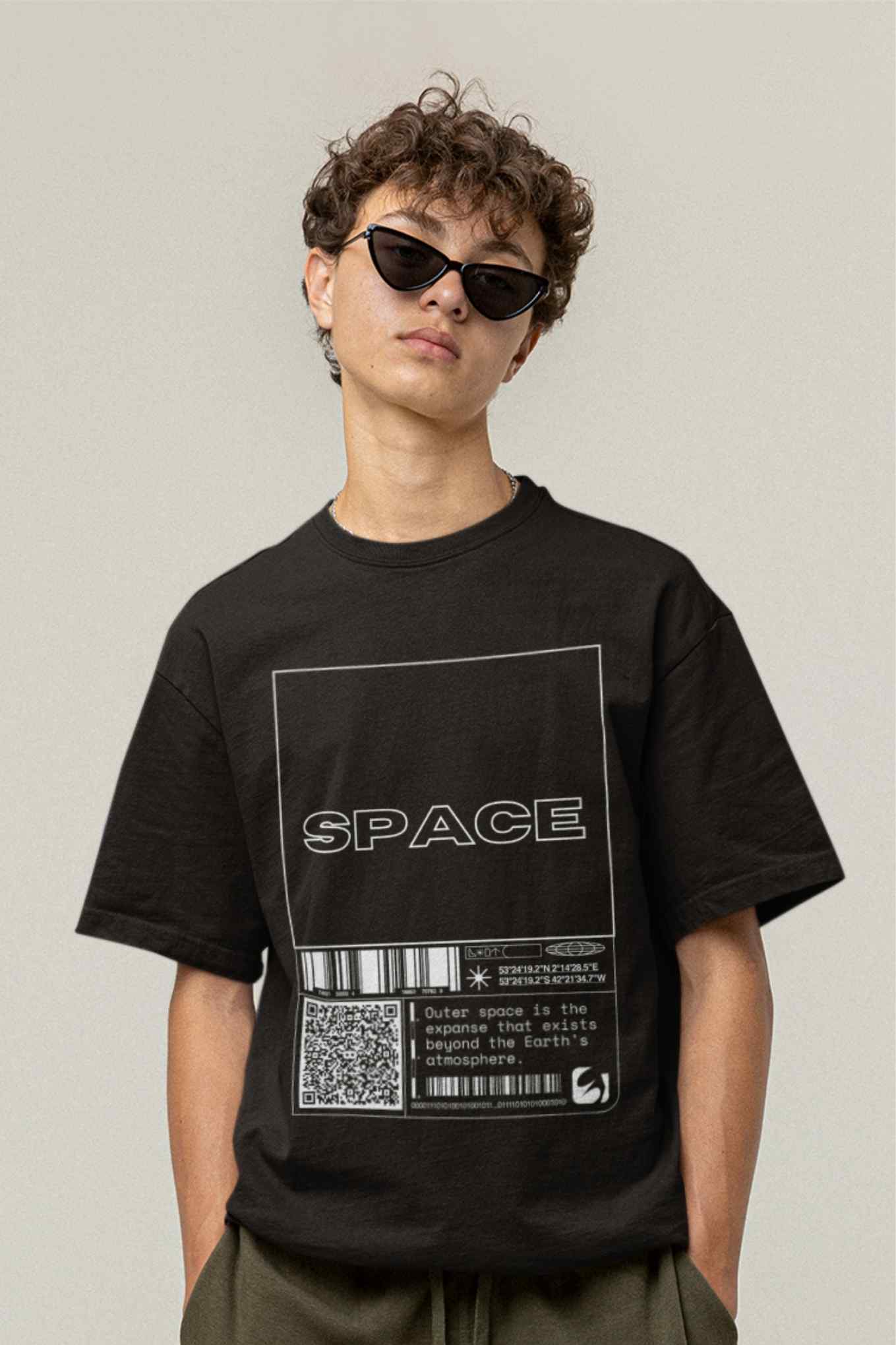 Galaxy Exploration Black AR T-Shirt