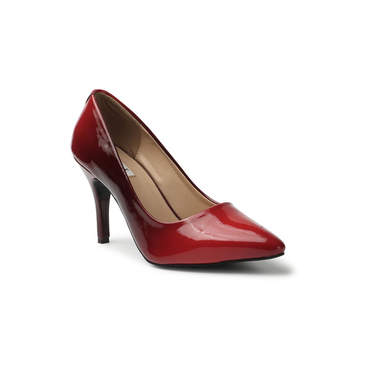 ELLE Red Women Slip On Pumps (EURO 37)