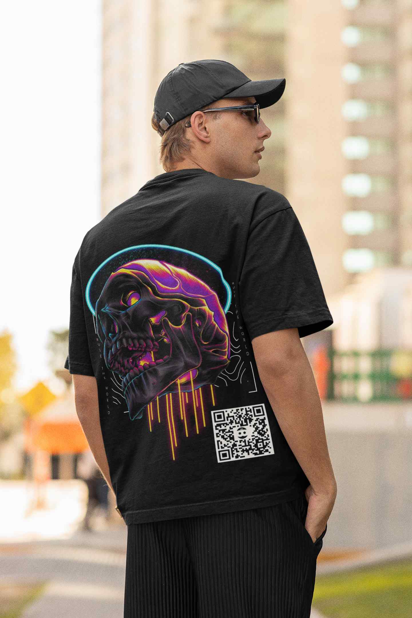 Neon Nexus Black AR Tee
