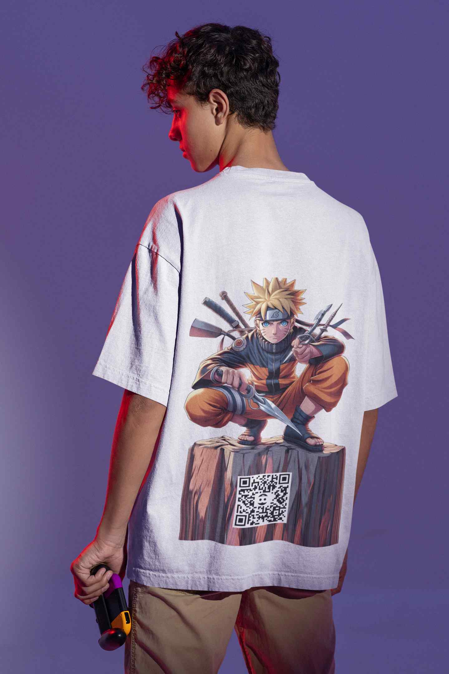 Rasengan AR Naruto White T-Shirt