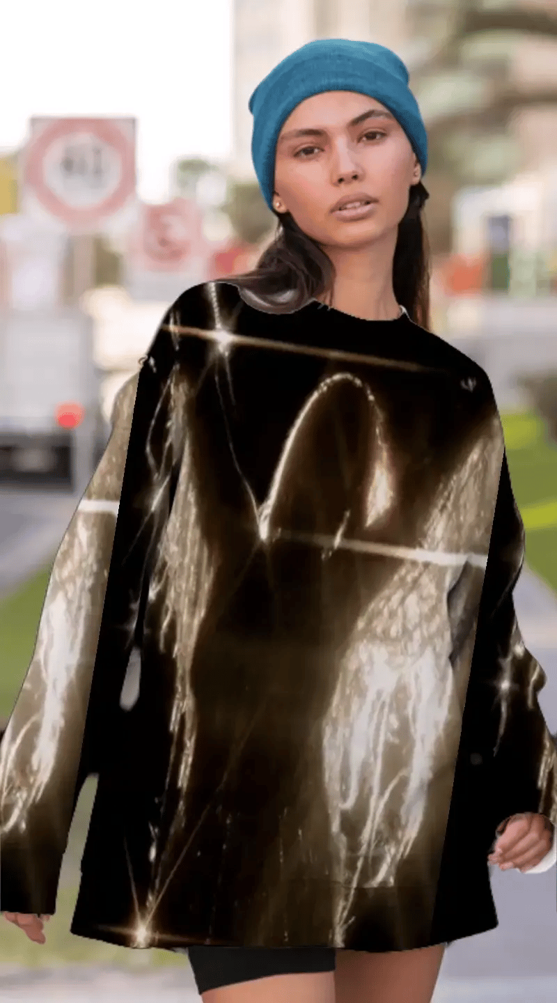 Beyoncé Greek Goddess AR Black Sweatshirt