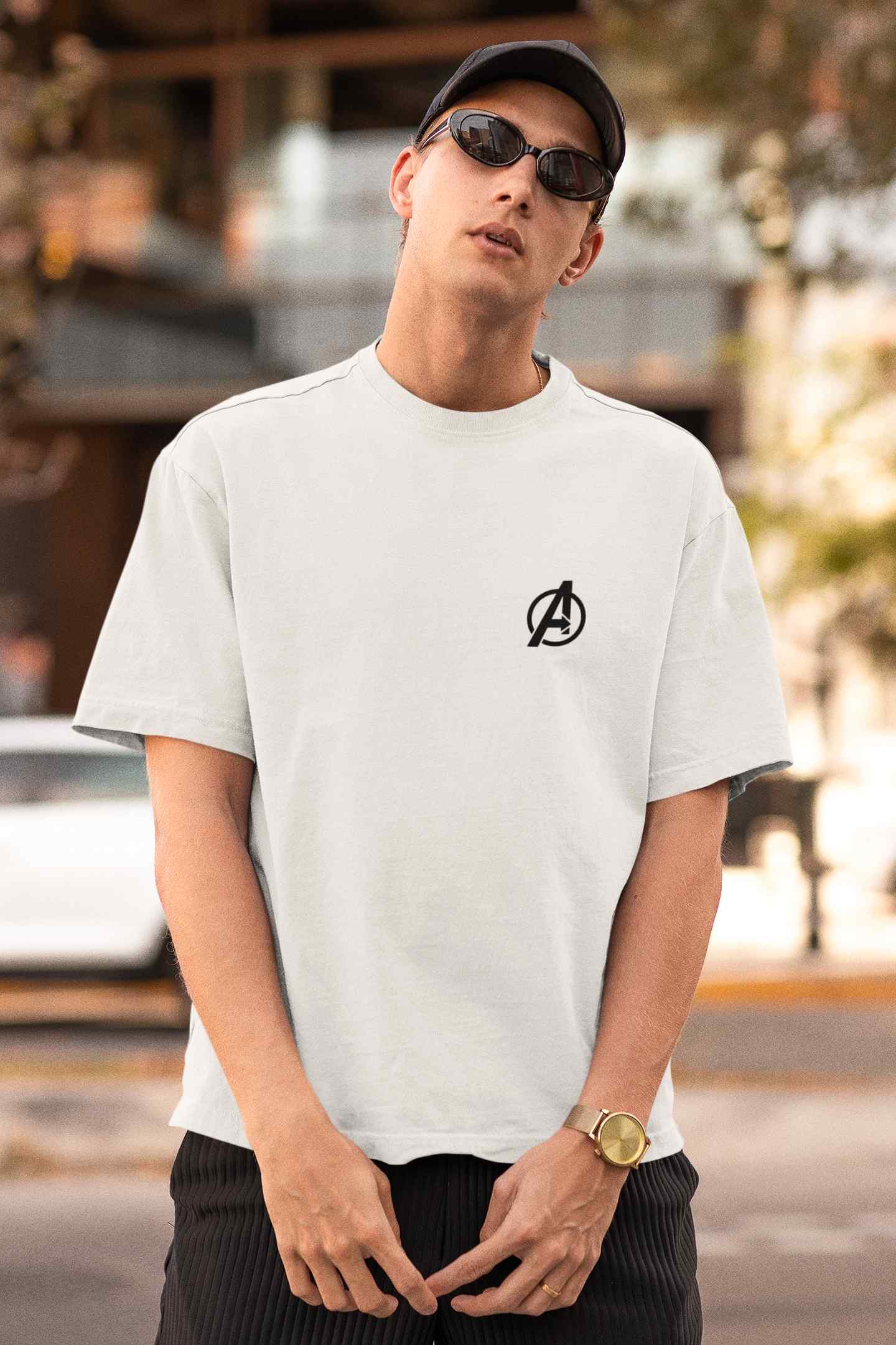 Ironman AR White Oversized T-shirt