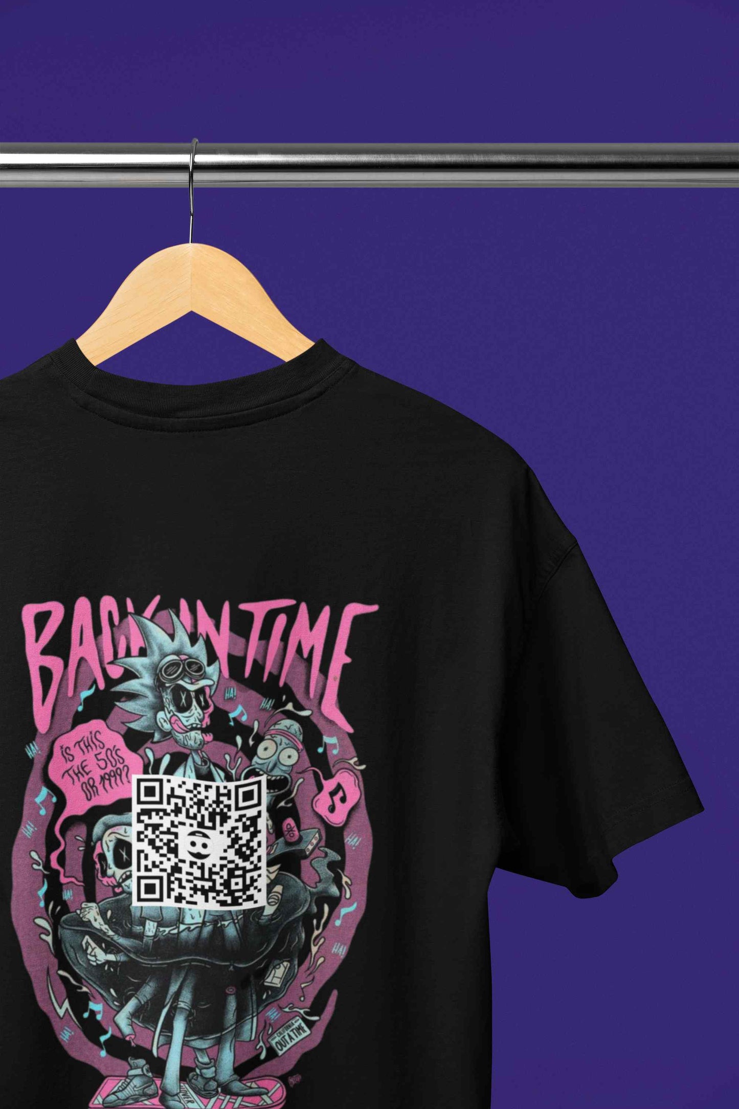 Rick and Morty Black AR Shirt