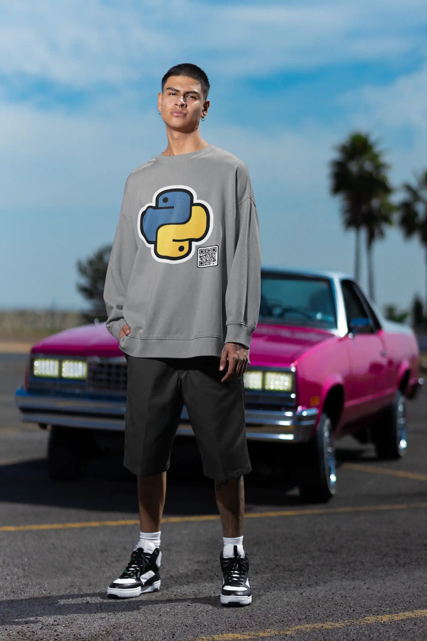 Python Programming Geek AR Sweatshirt