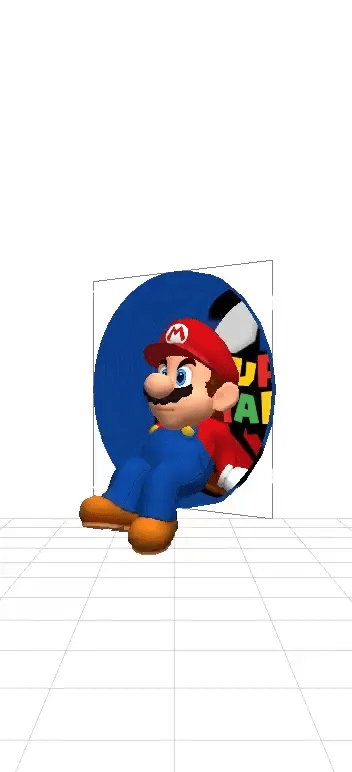 Classic Super Mario White AR Oversized T-shirt