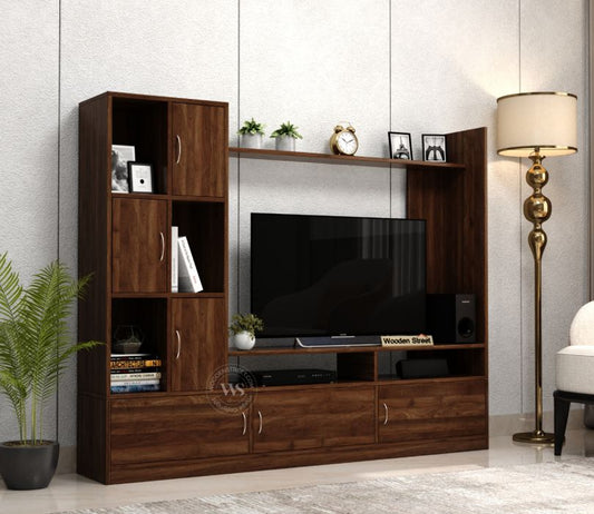 Wayne Engineered Wood TV Unit With Cabinets