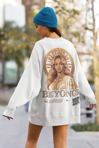 Beyoncé Greek Goddess AR Black Sweatshirt