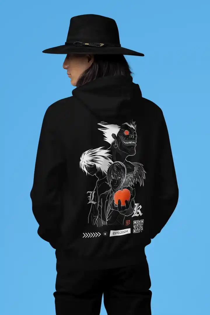 Unisex Death Note AR Black Hoodie