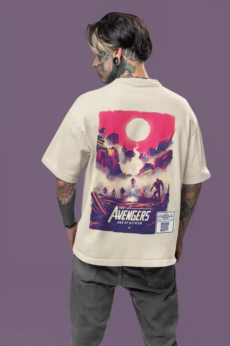 Unisex Avengers Age of Ultron Oversized T-Shirt