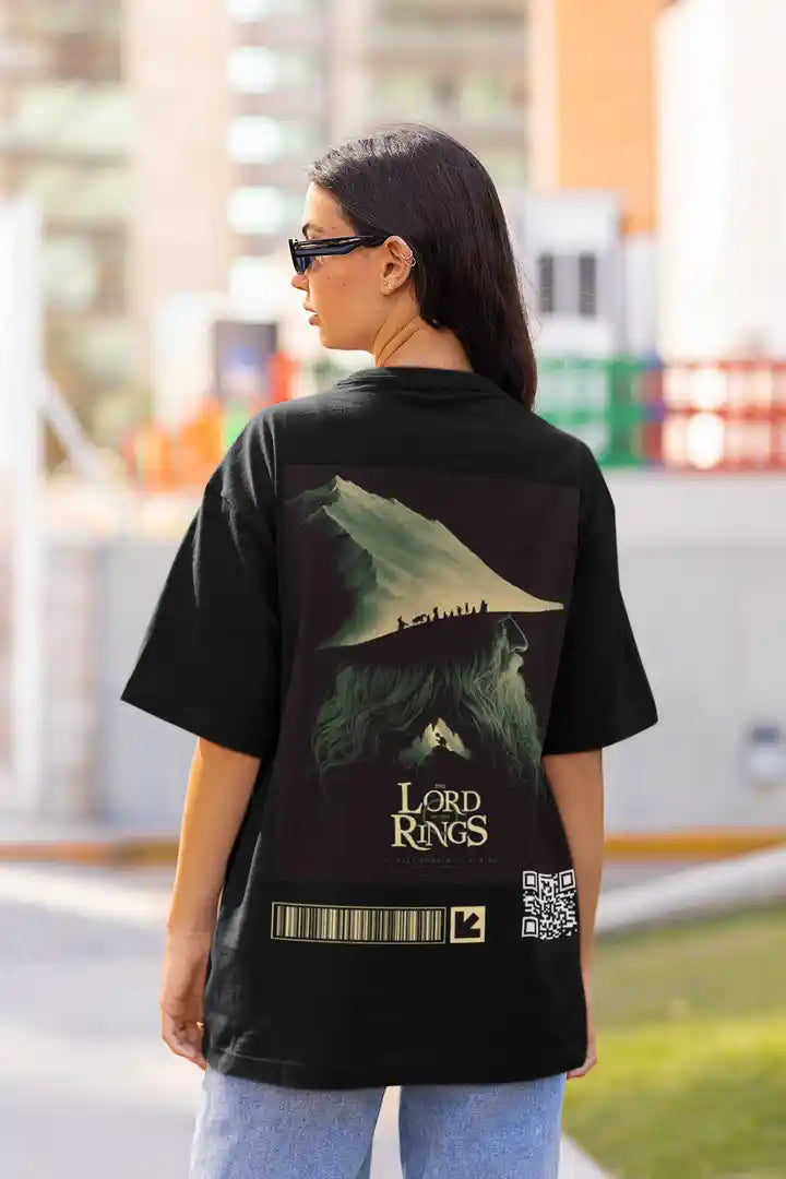 Unisex Lord of the Rings Gandalf Oversized T-Shirt