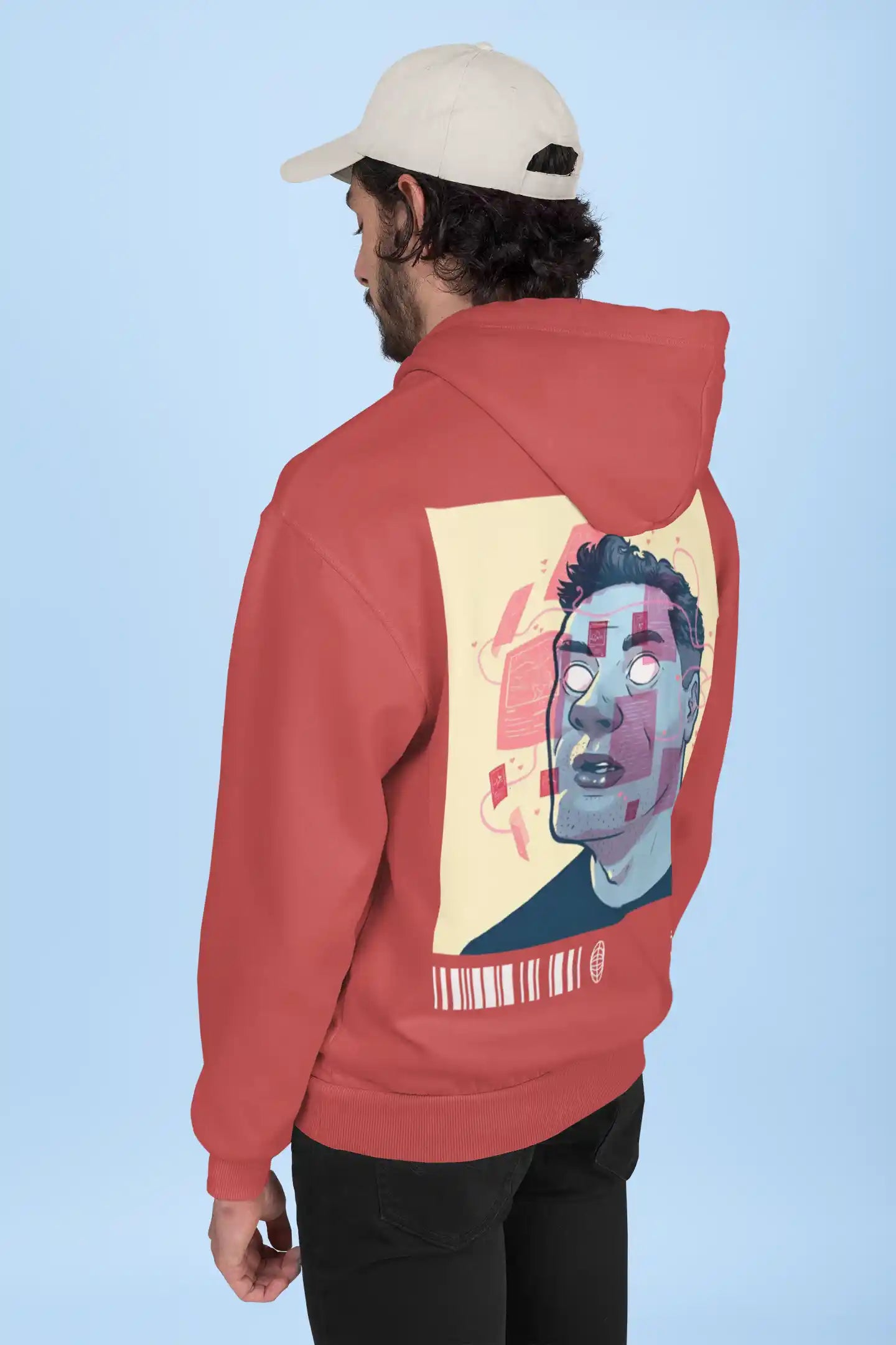 Distorted Face Art AR Hoodie