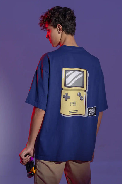 Classic Handheld Game Console AR Oversized Tshirt