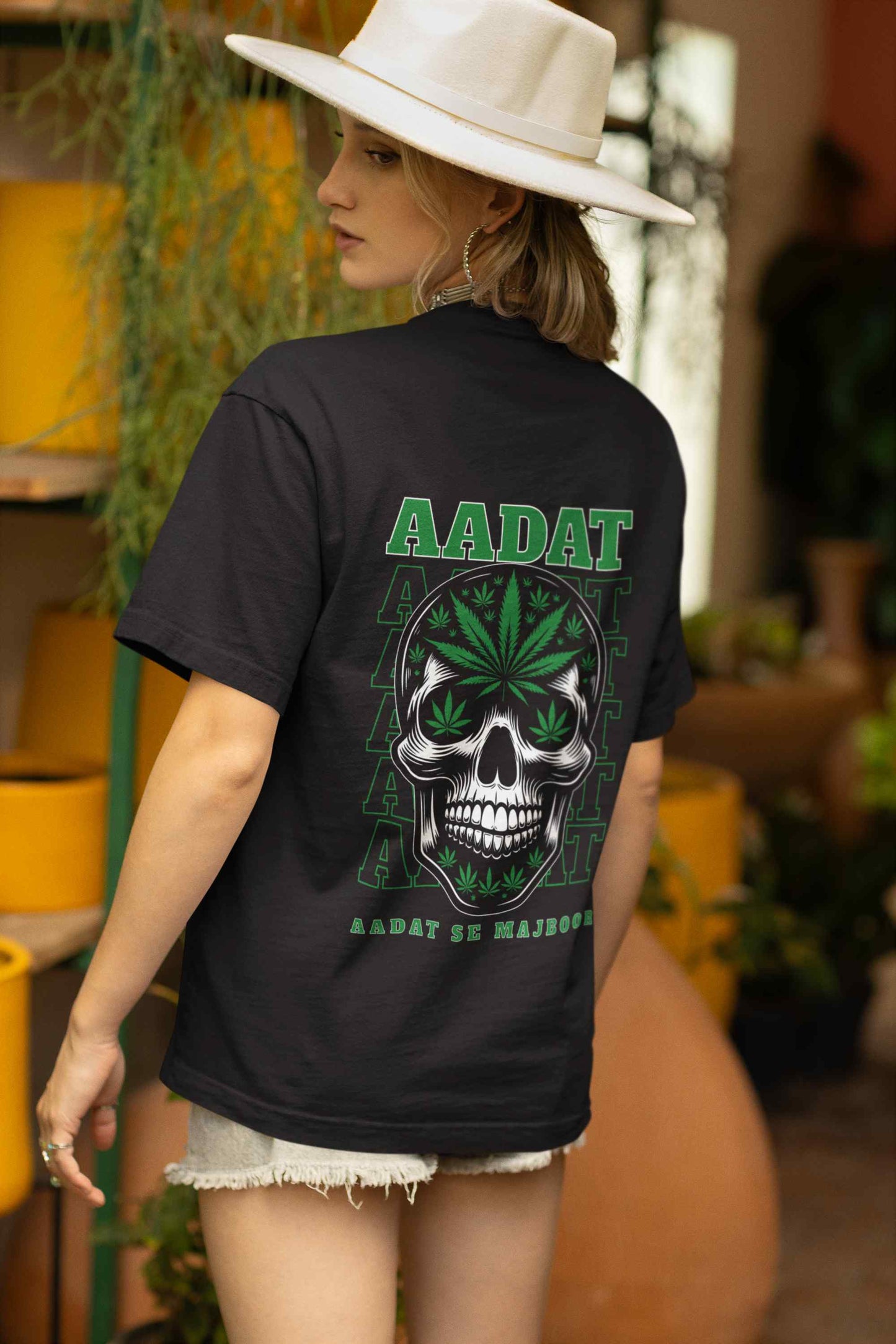 Adaat Printed Oversized T shirt