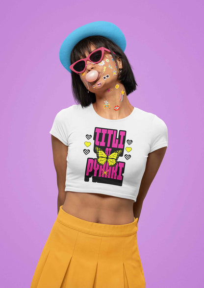 Pyari Titli printed Crop Top