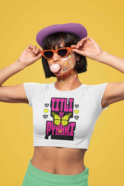 Pyari Titli printed Crop Top