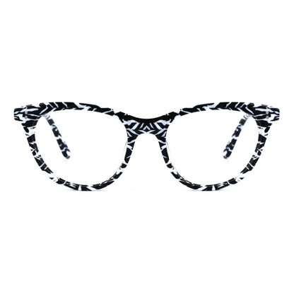 Annabel Cat-Eye Pattern Glasses
