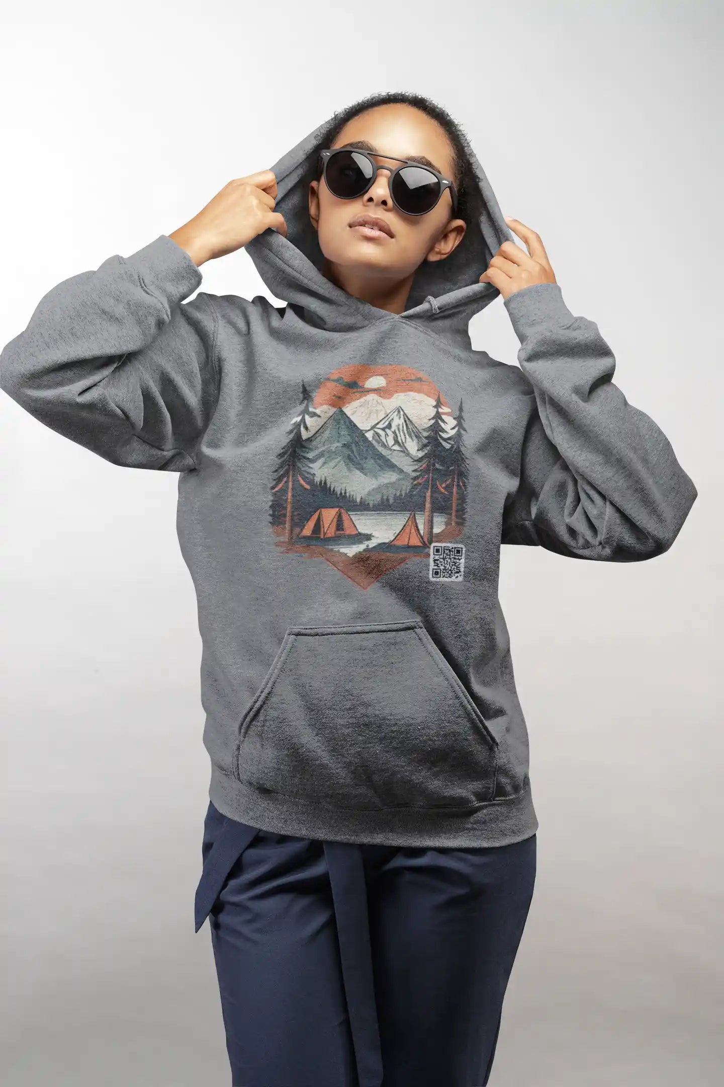 Mountain Escape Adventure AR Hoodie