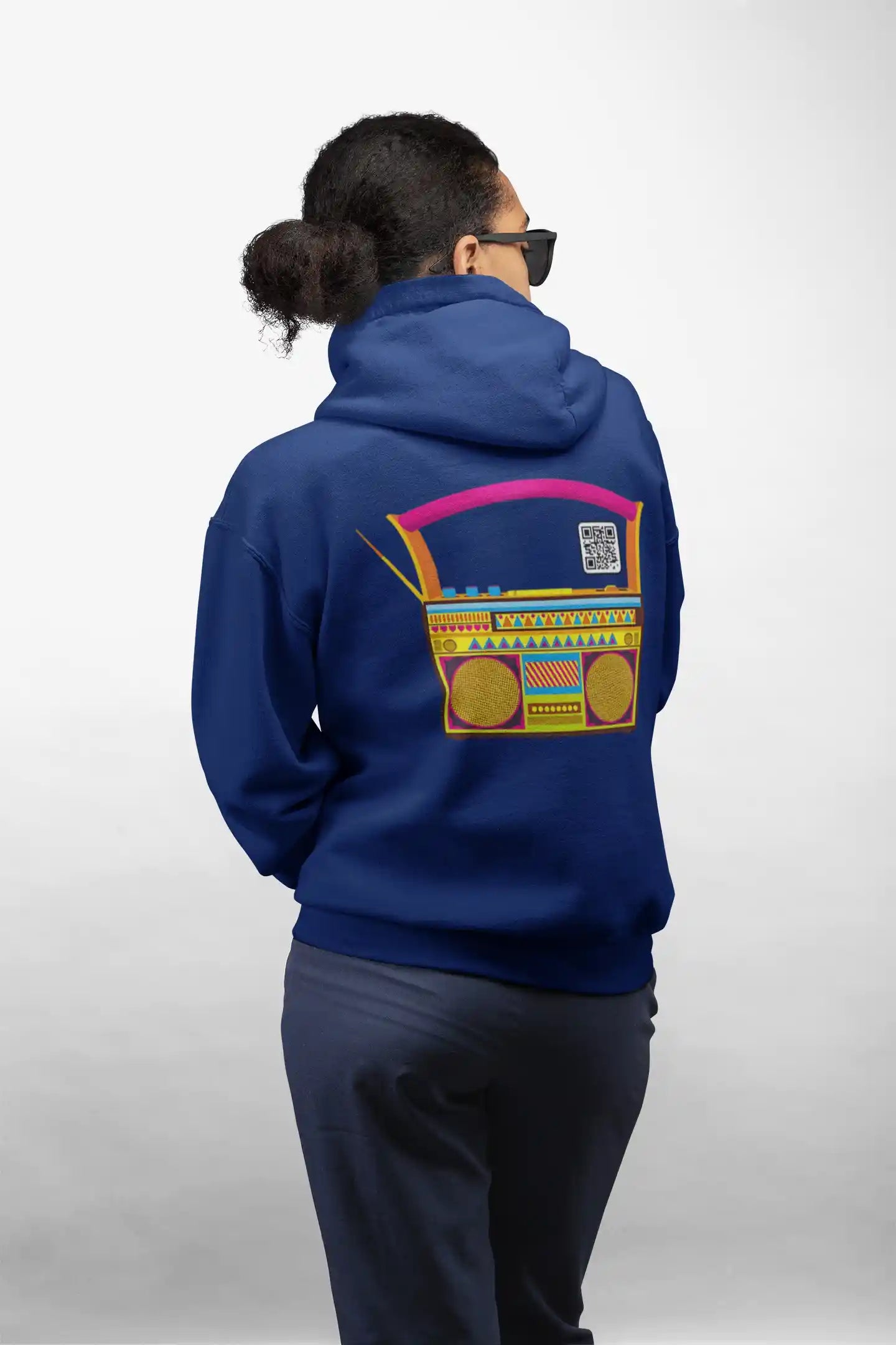 Bright 90s Radio Love AR Hoodie