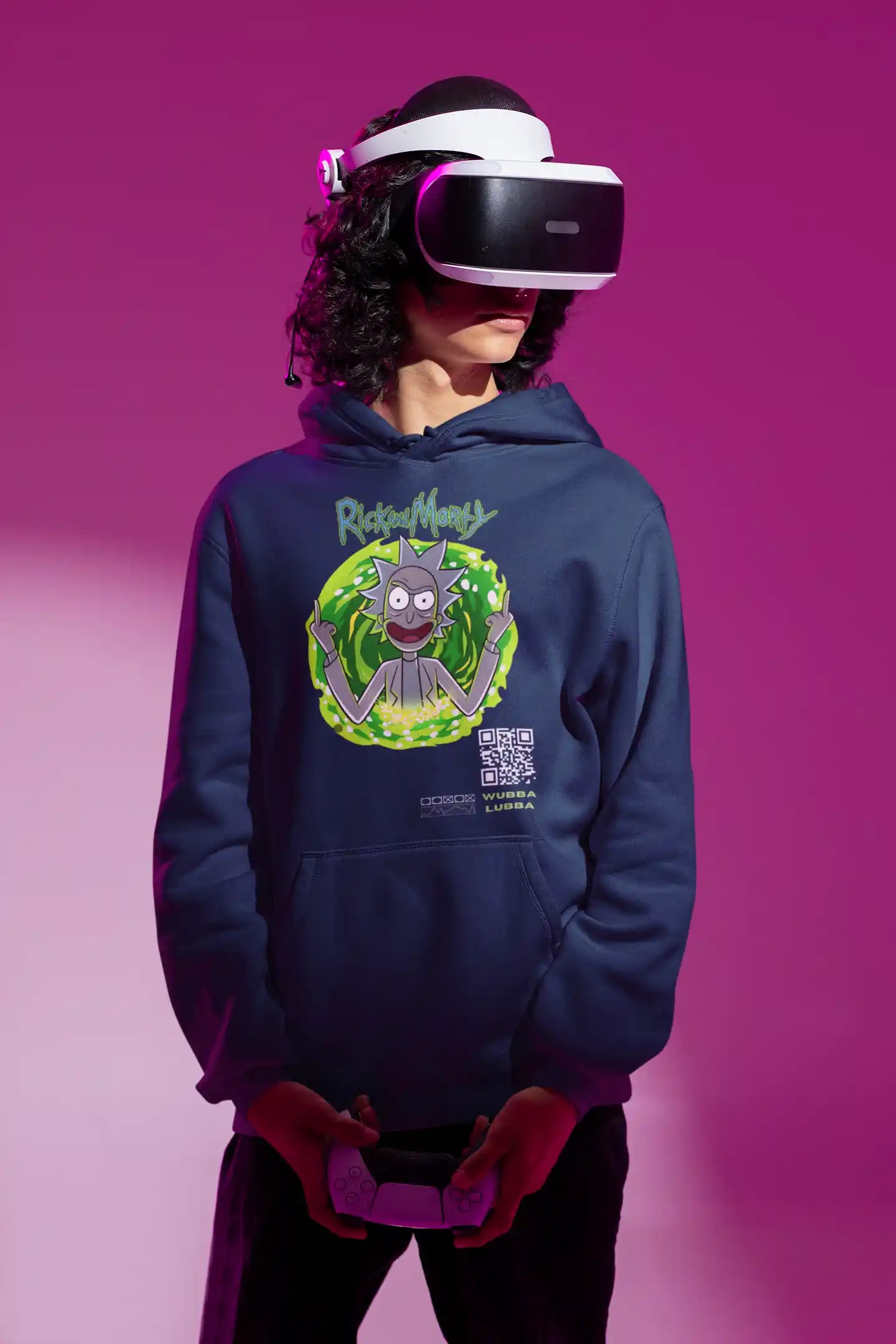 Portal Mayhem - Rick and Morty AR Hoodie