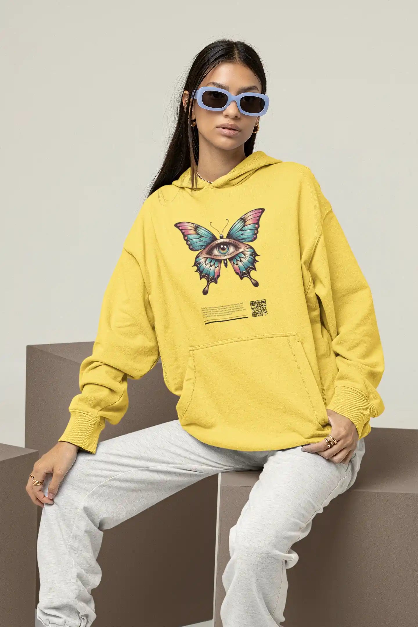 Psychedelic Butterfly AR Hoodie