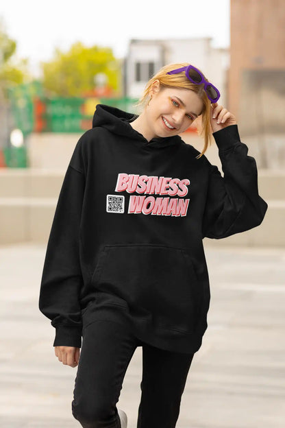 Business Woman Bold AR Hoodie