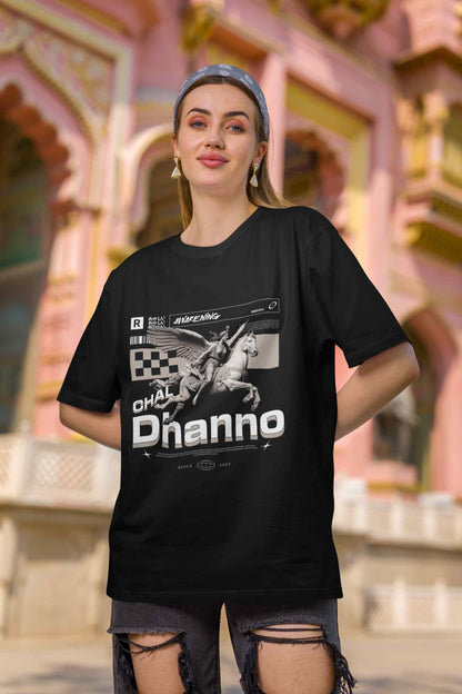 Dhanno Printed Oversized T shirt