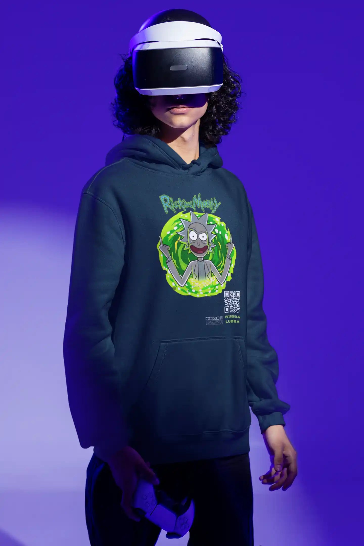 Portal Mayhem - Rick and Morty AR Hoodie