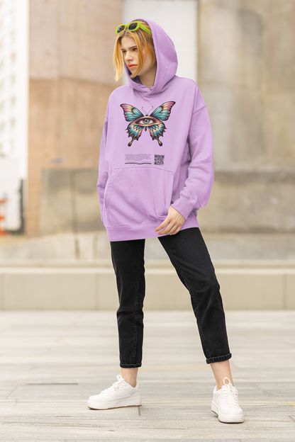 Geometric Butterfly AR Oversized Tshirt