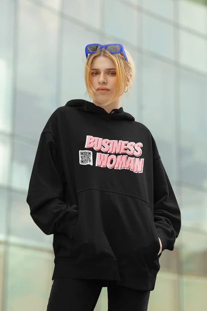 Business Woman Bold AR Hoodie