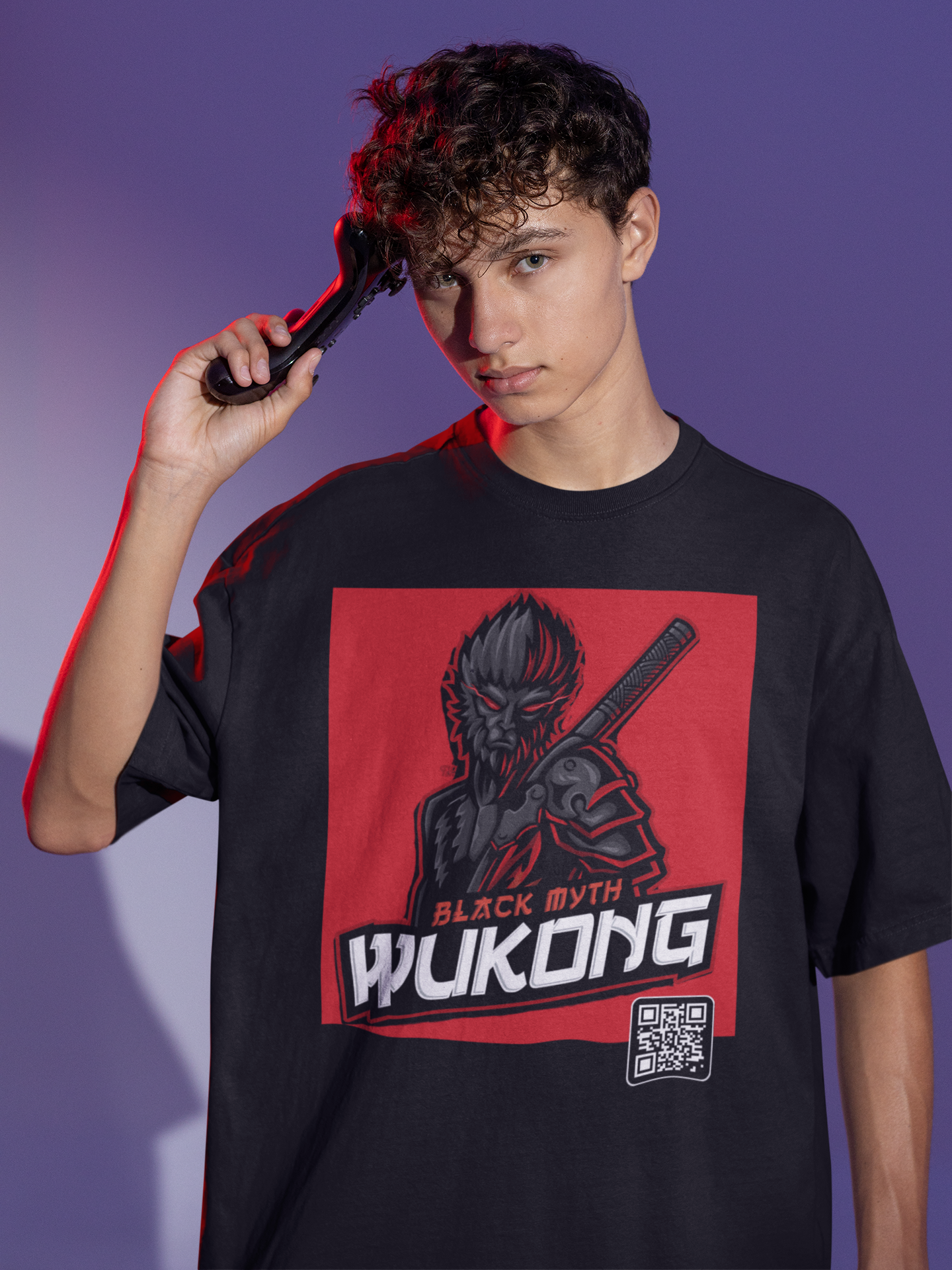 Wukong - The Monkey King AR Oversized Tshirt