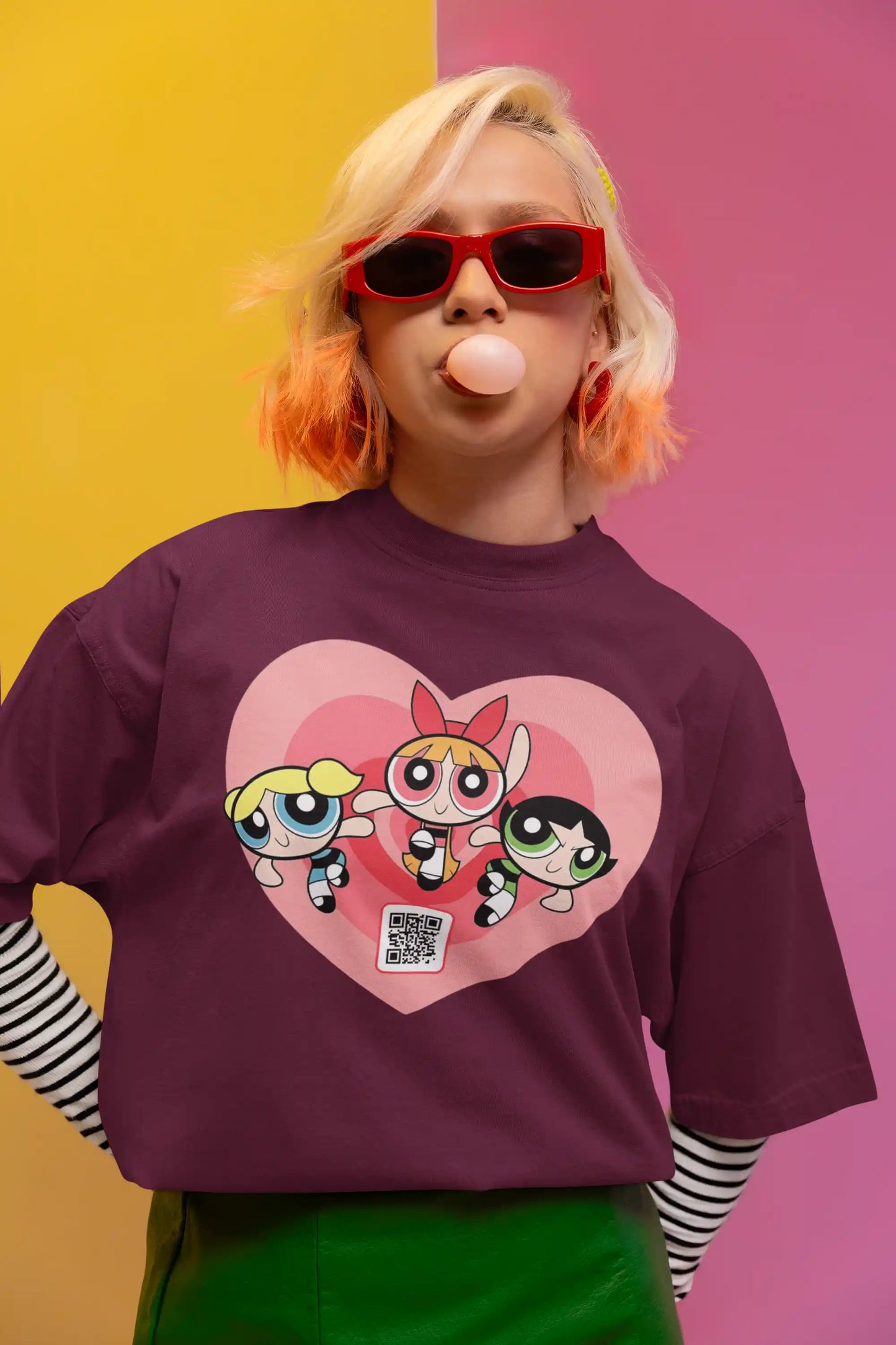 Sugar, Spice & Everything Nice - Powerpuff Girls AR Oversized Tshirt