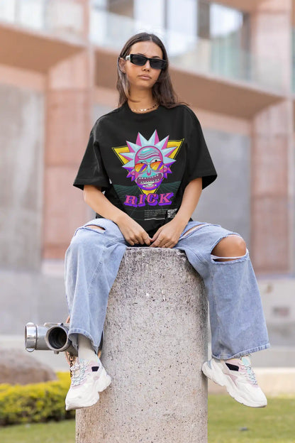 Sci-Fi Rick AR Oversized Tshirt