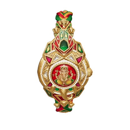 Royal Ganesha Crown Jewel Watch-Rakhi