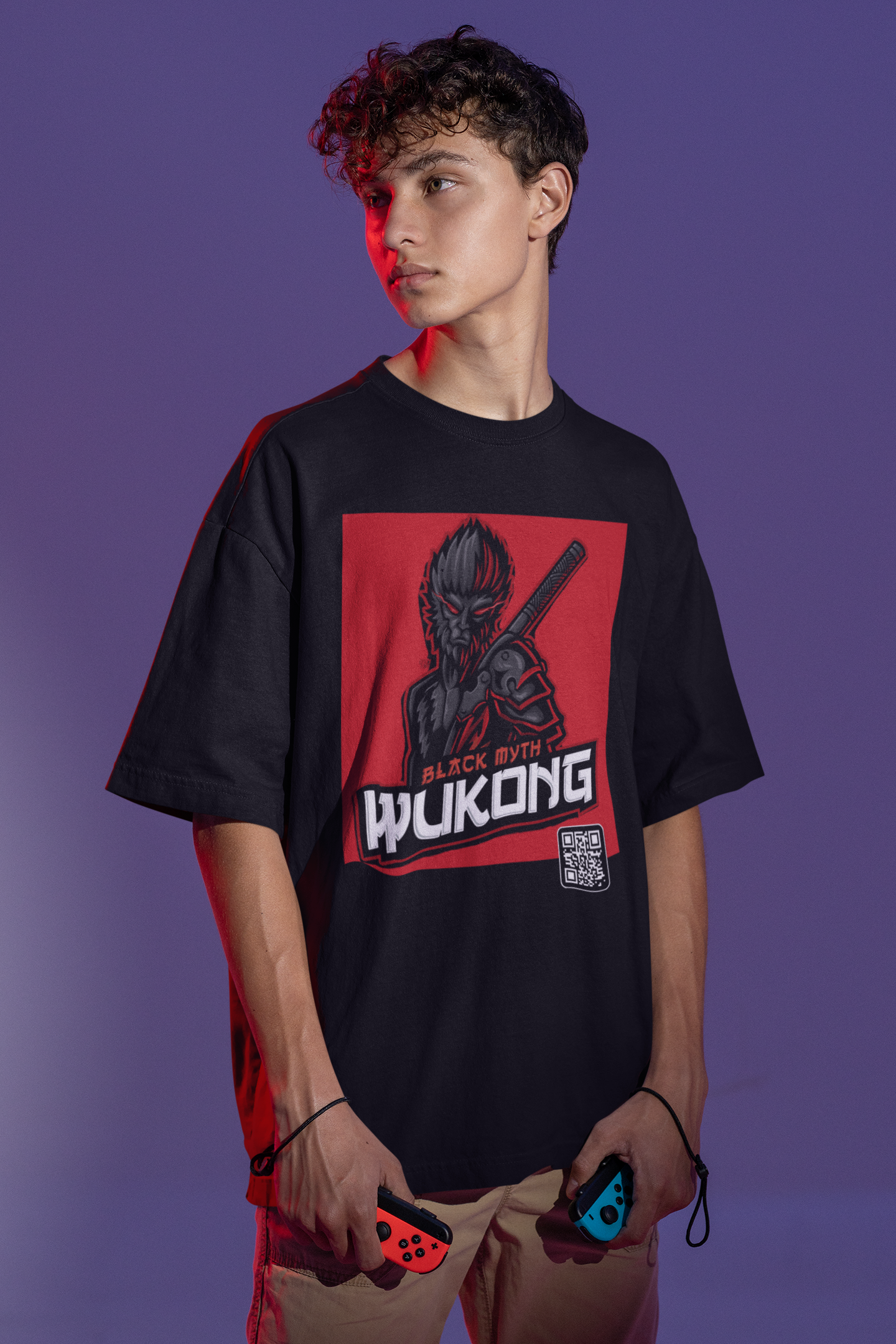 Wukong - The Monkey King AR Oversized Tshirt