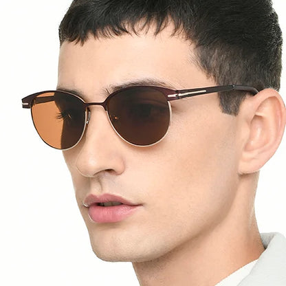 Vincent Chase Polarized - Brown Full Rim Clubmaster