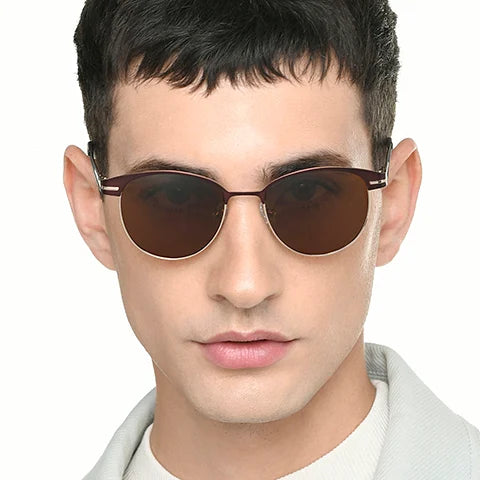 Vincent Chase Polarized - Brown Full Rim Clubmaster