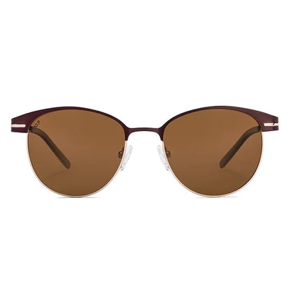 Vincent Chase Polarized - Brown Full Rim Clubmaster